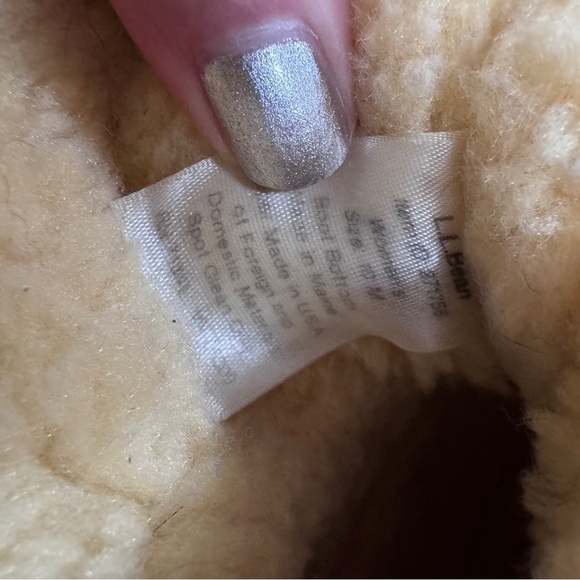 L. L. Bean Boots Brown Quilted Shearling Short Winter Snow Rain Women’s 10 - Picture 8 of 8